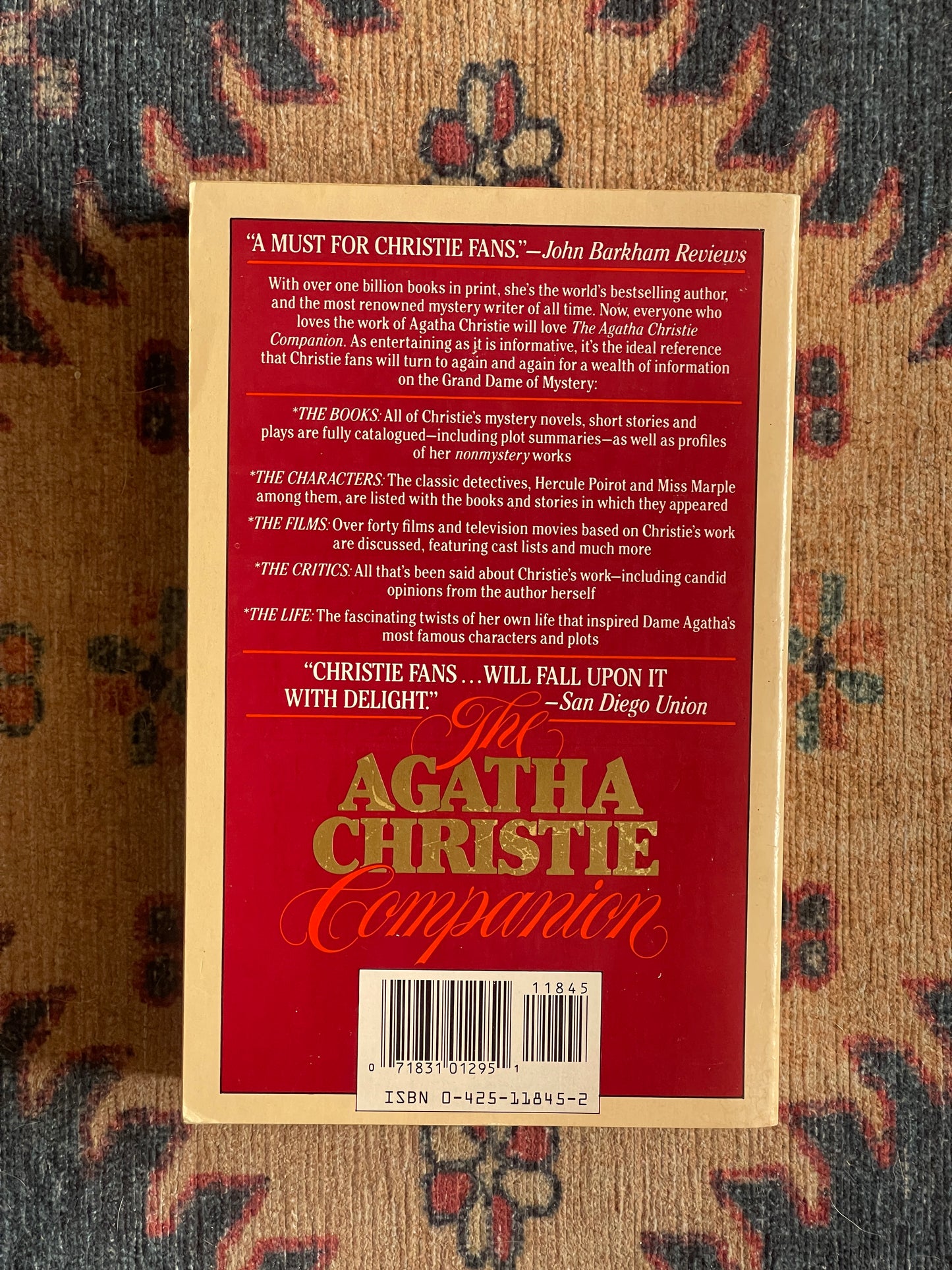 The Agatha Christie Companion by Dennis Sanders and Len Lovallo