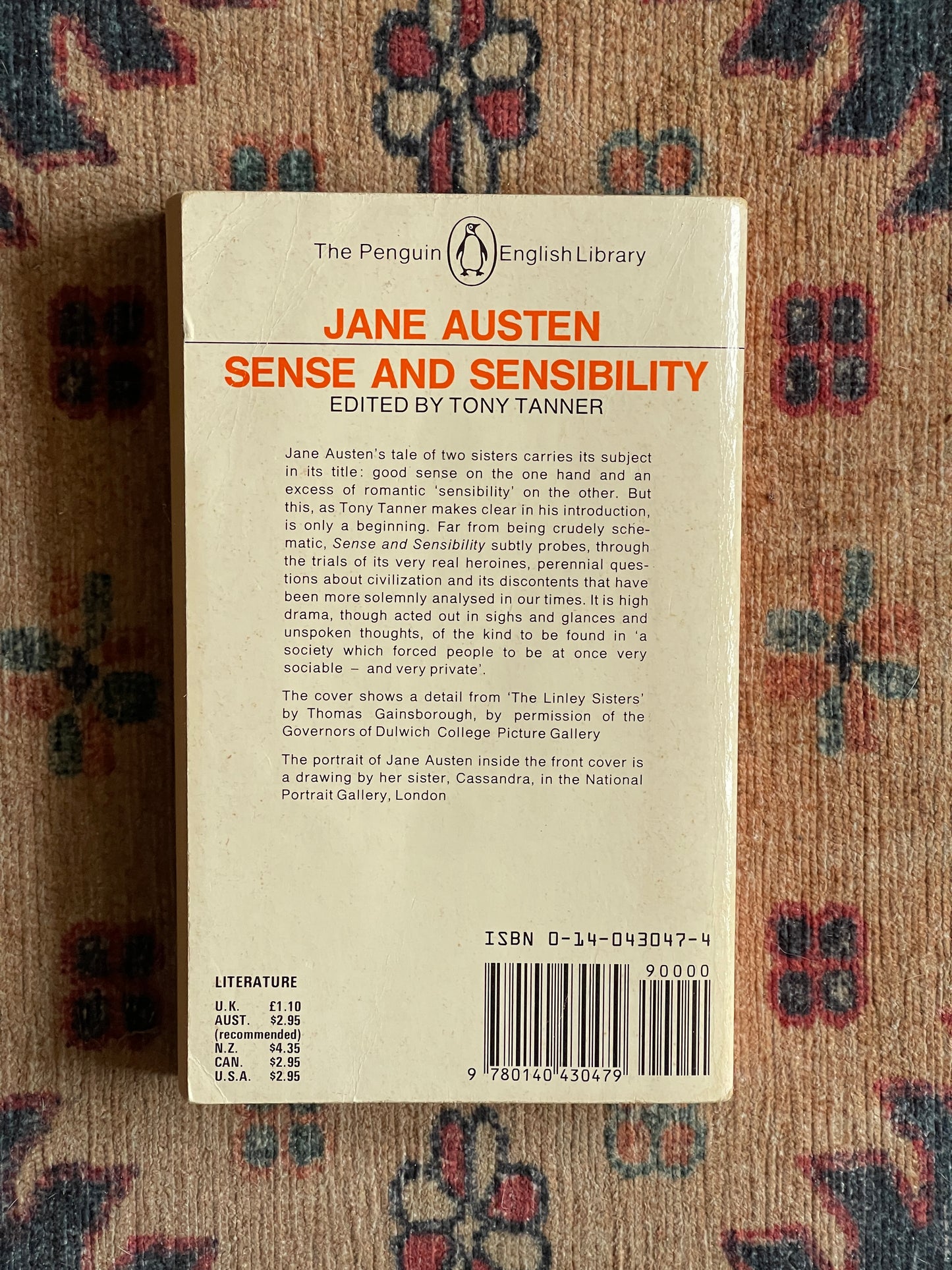 Sense and Sensibility by Jane Austen
