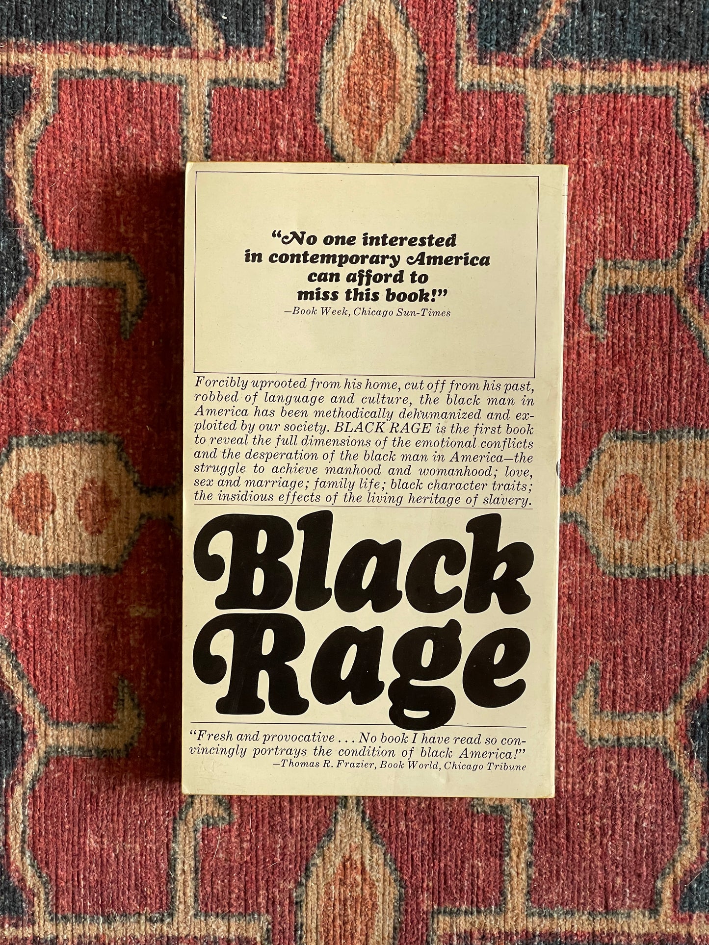 Black Rage by William H. Grier and Price M. Cobbs
