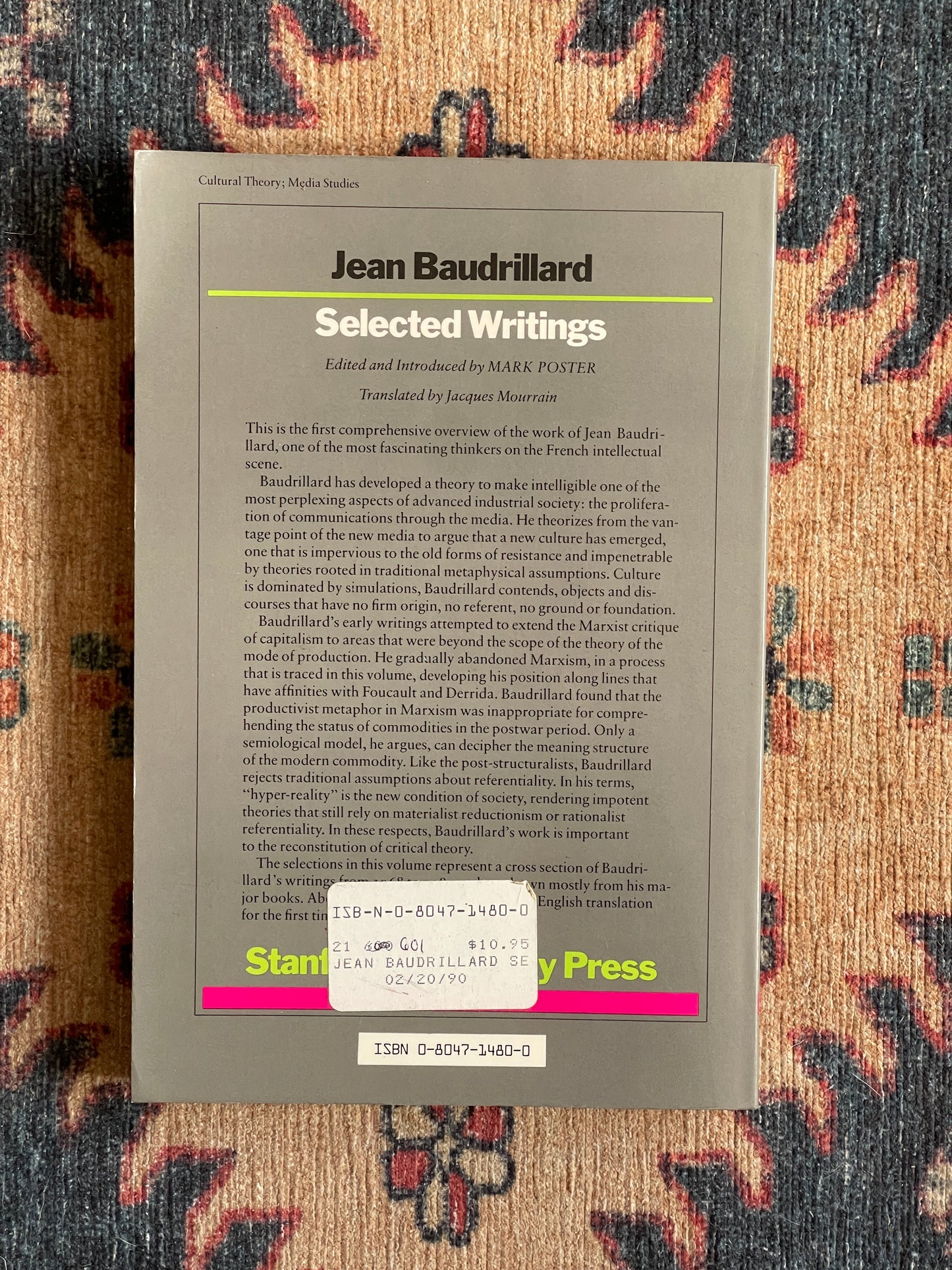 Jean Baudrillard: Selected Writings