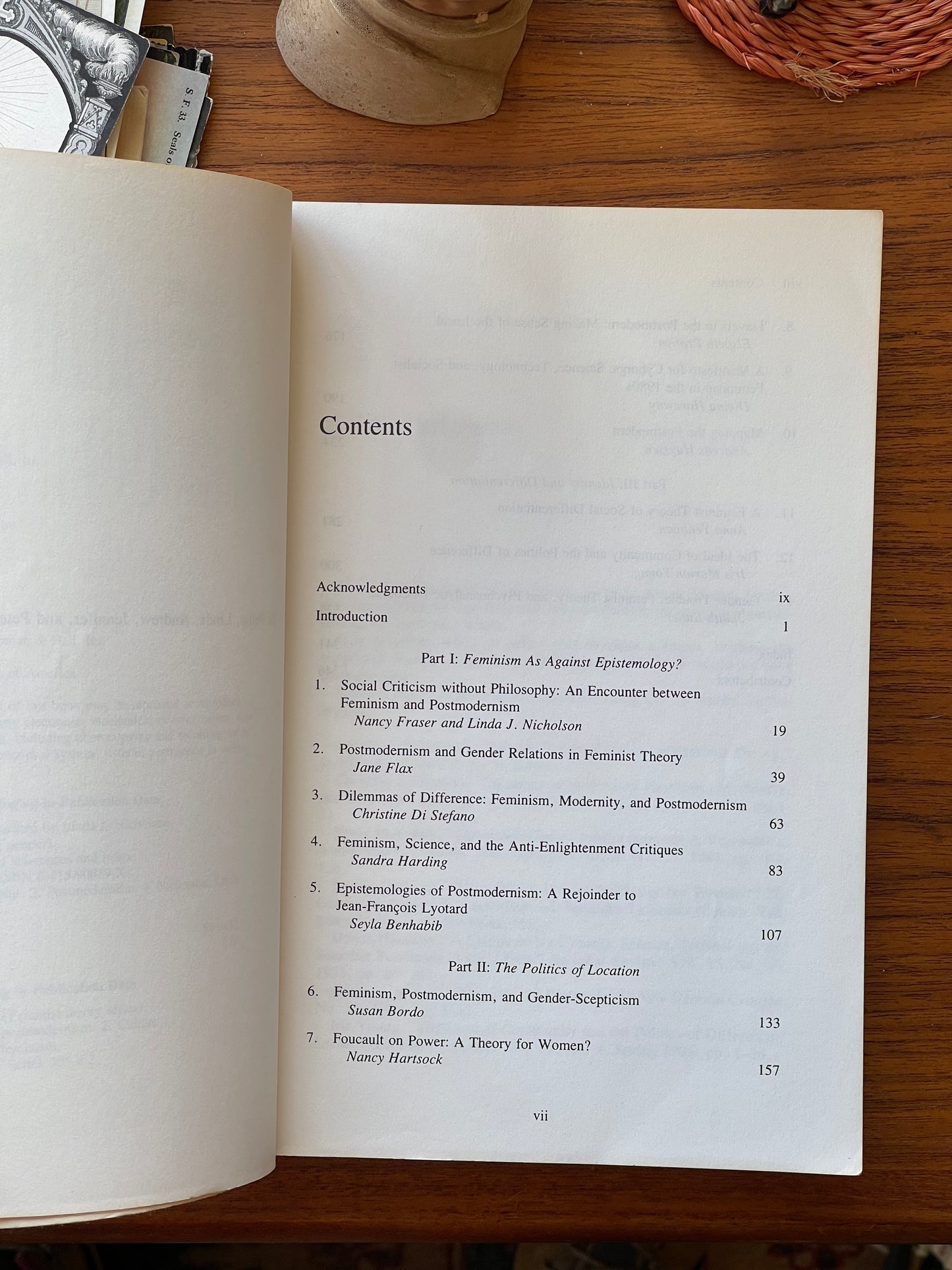 Feminism/Postmodernism edited by Linda J. Nicholson