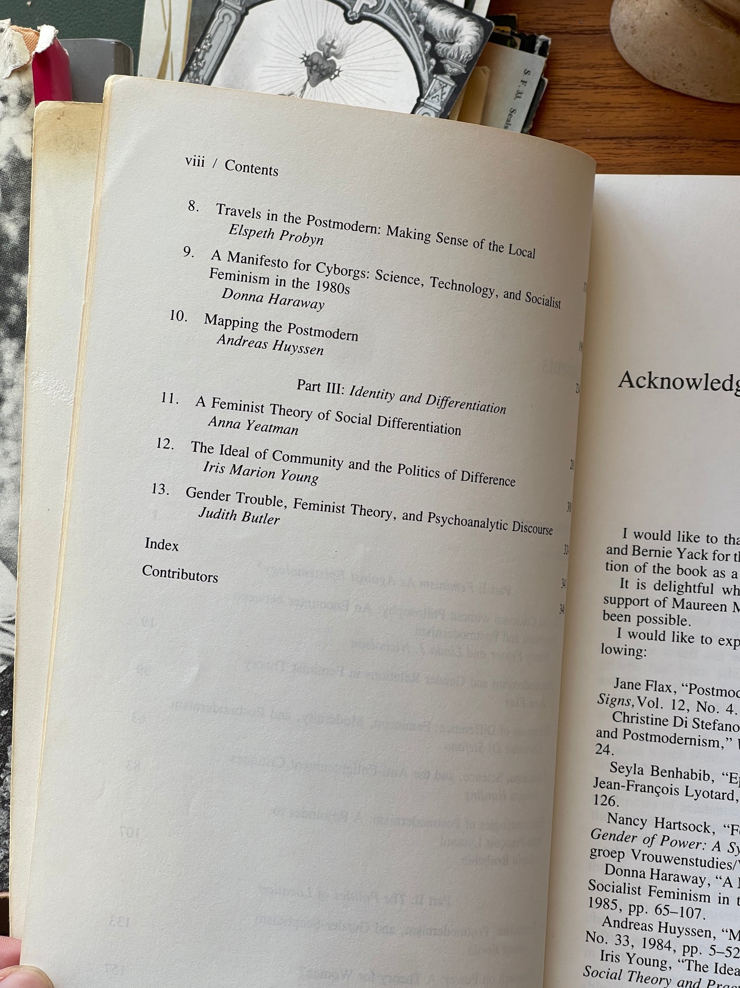 Feminism/Postmodernism edited by Linda J. Nicholson