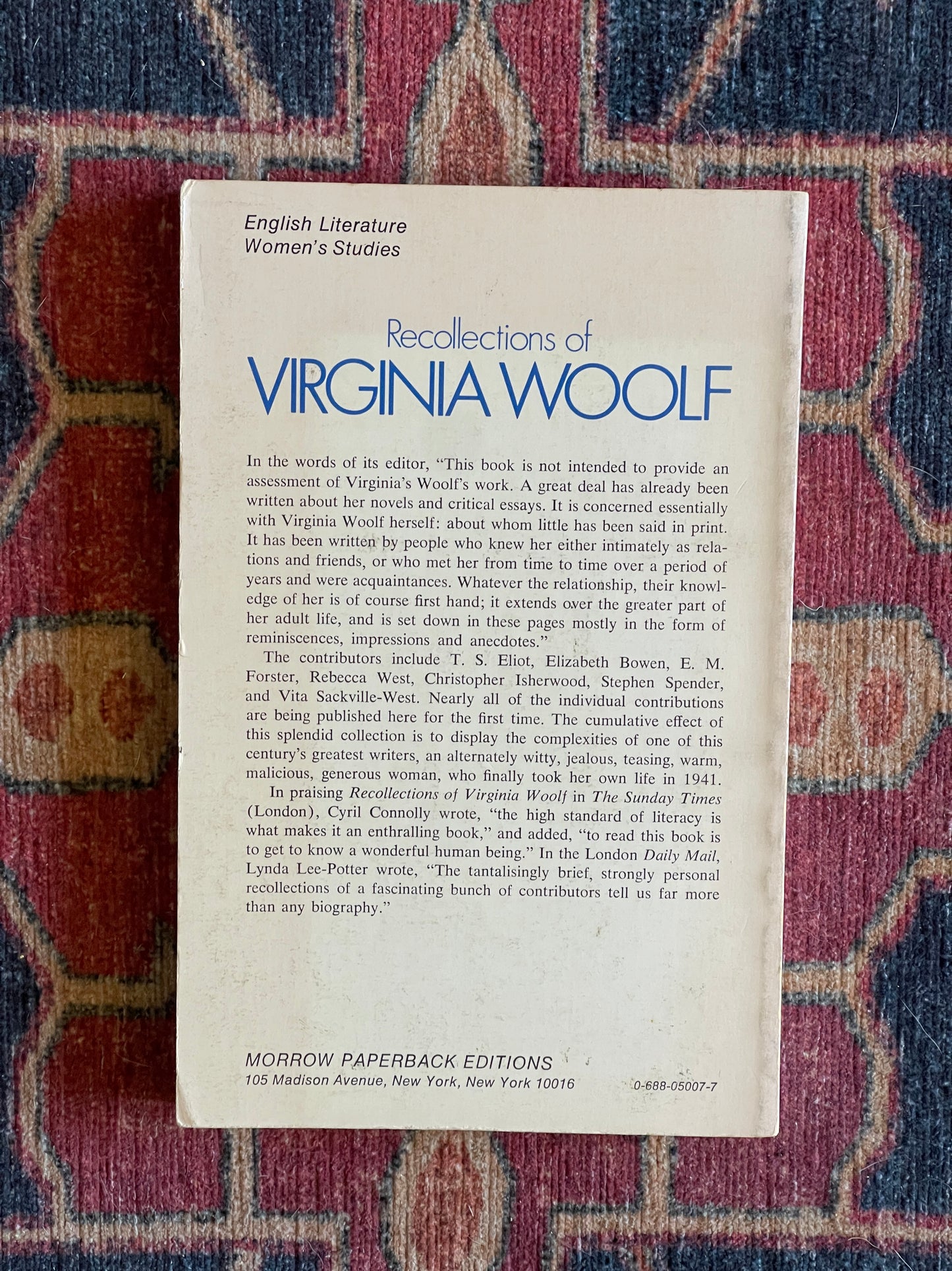 Recollections of Virginia Woolf