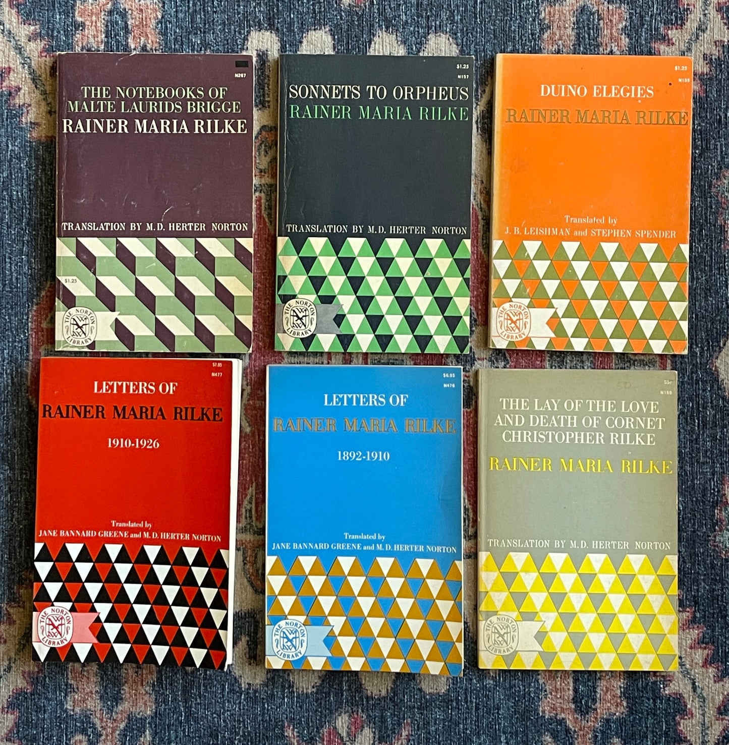 Six Books by Rainer Maria Rilke