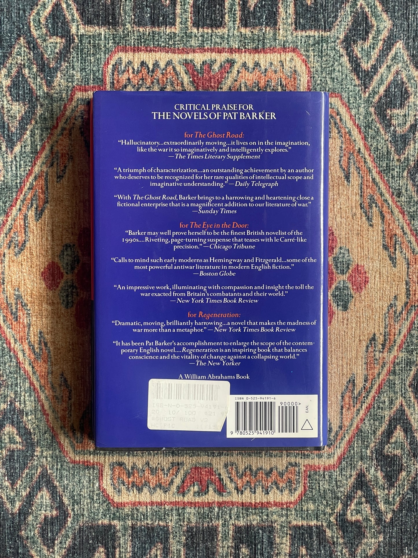 The Ghost Road by Pat Barker - First Edition
