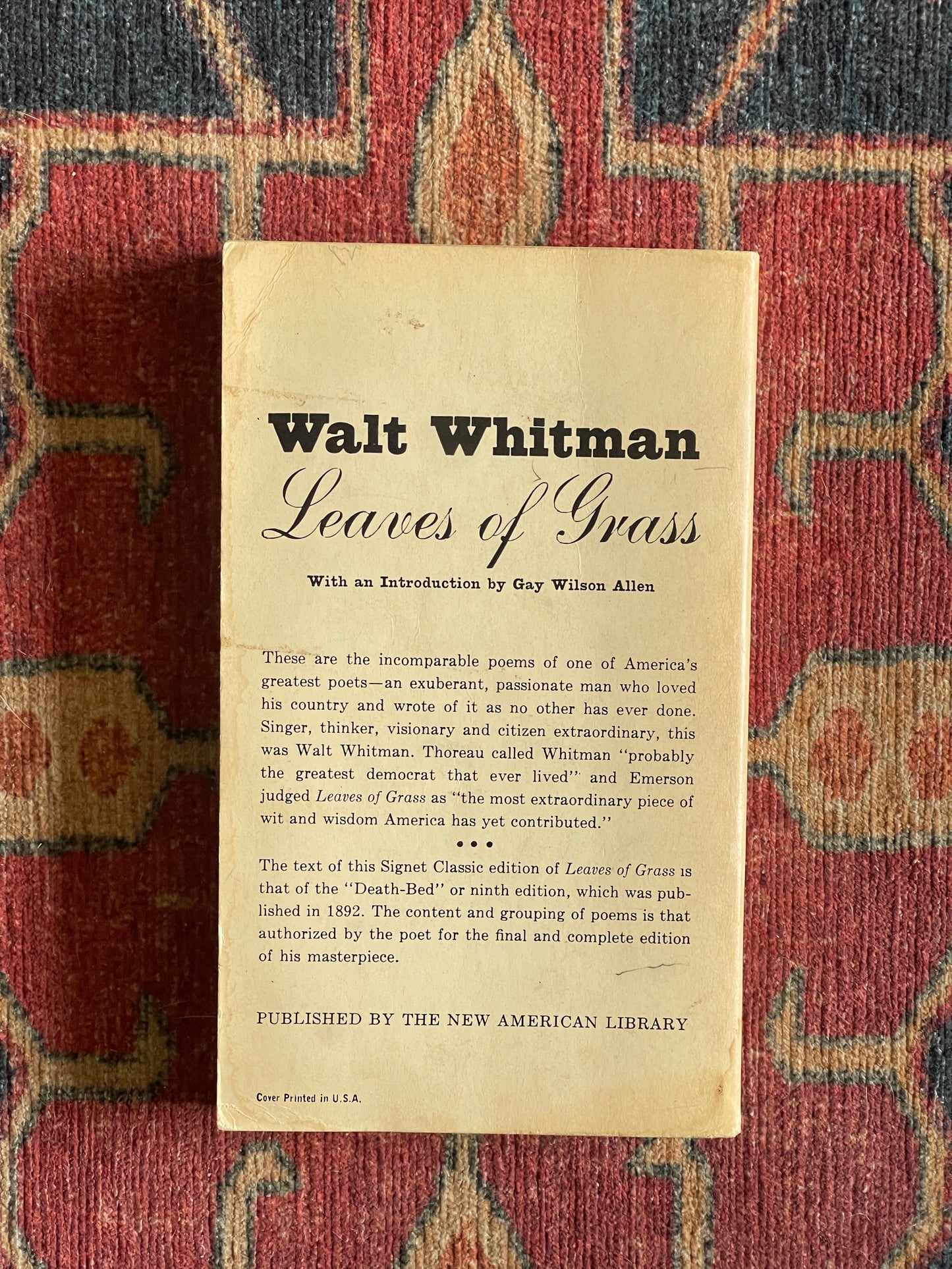 Leaves of Grass by Walt Whitman
