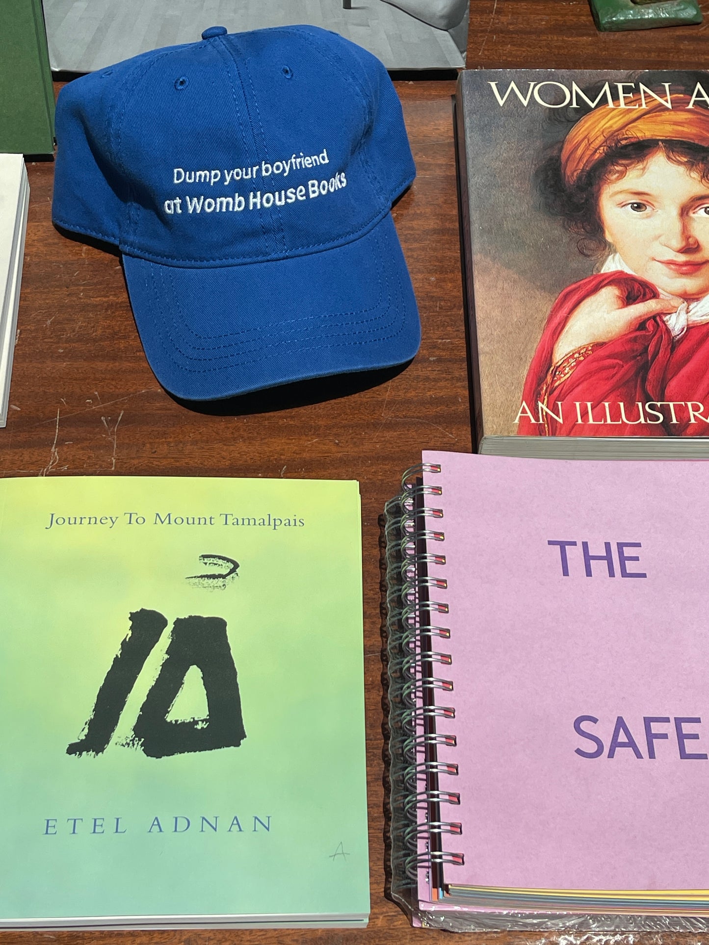 Dump your boyfriend at Womb House Books hat