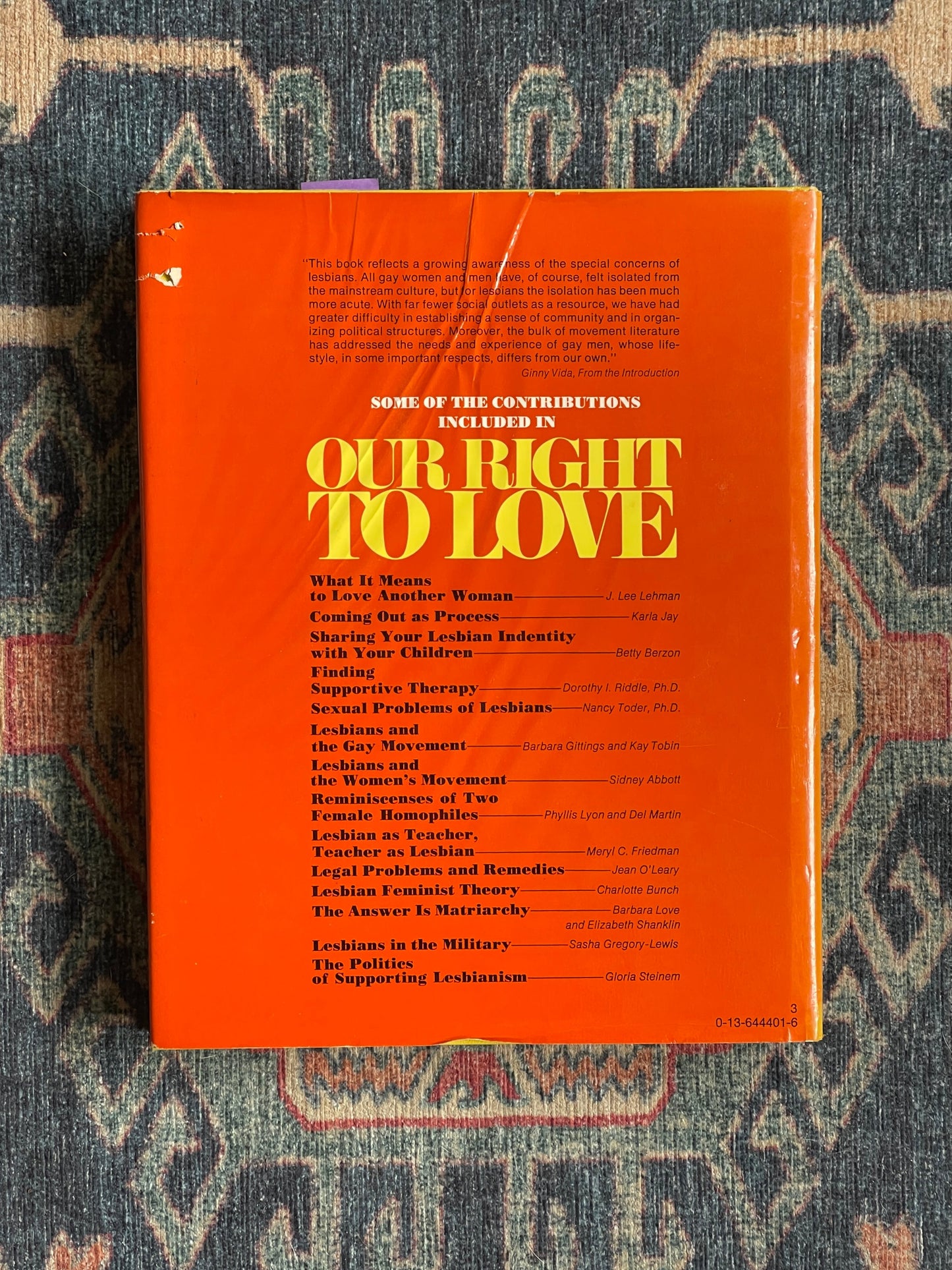 Our Right to Love: A Lesbian Resource Book