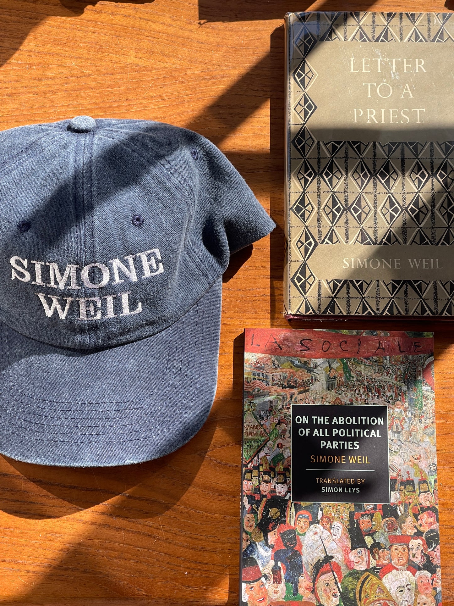 Simone Weil Womb House Books Hat